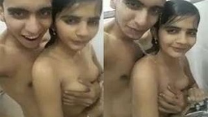 Hot girl gets fucked in the shower