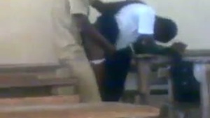 Indian schoolgirl gets rough sex from security guard