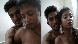 Indian couple enjoys intimate moments in a video