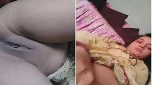 Hot Pakistani babe flaunts her pussy in front of the camera