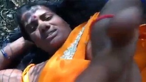 Indian wife from a village gets fucked in the wild