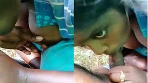 Tamil babe gives a hot blowjob