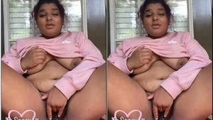 Lustful Indian girl reveals her breasts and vagina