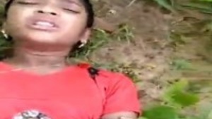 First-time outdoor porn in a desi village with music