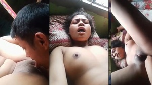 Bangla couple's first time having sex in a video