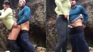 Public sex in the park: Outdoor fucking on a hill