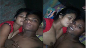 Indian couple enjoys intimate moments before foreplay leads to sexual pleasure