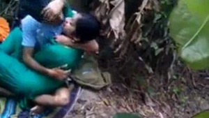 Outdoor fucking in the jungle with full HD clip