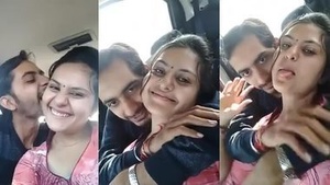 Indian babe enjoys a steamy romance with her ex-boyfriend in the car