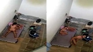 Hidden camera captures Muslim lovers from Dehati having sex