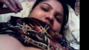 Chubby Indian wife enjoys oral and vaginal sex with her husband