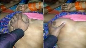 Desi auntie gives her young lover a rough ride
