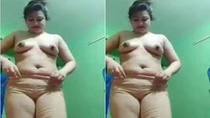 Bangla wife strips down and reveals her naked body
