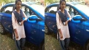 Hot Odia bhabhi strips and teases in a revealing outfit