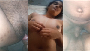 Teenage Indian girl from village gets fucked in tight pussy on MMS