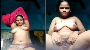 Priya, a stunning Indian woman, unveils her naked body in a seductive manner