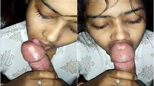 Desi amateur girl gives a blowjob in exclusive video