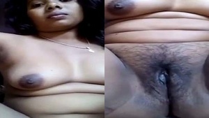 Desi village girl from Jehanabad flaunts her hairy pussy in nude video