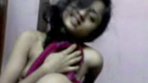 Shy Indian girl with a juicy body