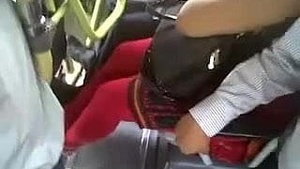 Voyeur's surprise encounter with big boobs on a motor coach in India