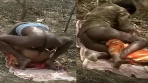 Desi local village couple engages in outdoor sex