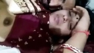 Desi couple's romantic sex in homemade video