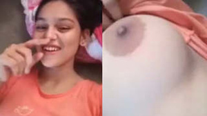 Beautiful Indian girl reveals her body in part 2 of the video