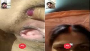 Indian bhabhi reveals her pussy on video call