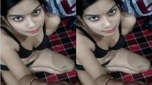 Exclusive video of a cute Bhabhi giving a blowjob