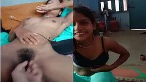 Desi Bhabhi strips and gets her pussy rubbed by her husband