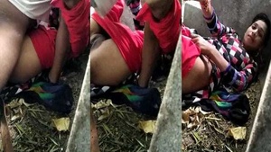 A video of a wild outdoor sex session has been leaked online