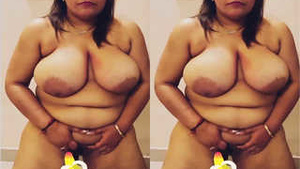 Chubby wife flaunts her body in explicit video