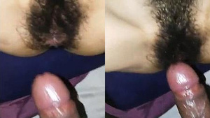 Hairy cunt gets pounded hard
