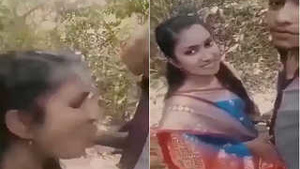 Indian couple indulges in outdoor romance and oral sex