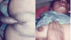 Beautiful girl takes it hard from her lover in part 2