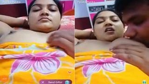 Hot Desi wife giving oral pleasure to her husband