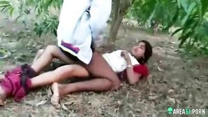 Naughty Tamil babe gets wild outdoor sex with local guy! Mms porn at its finest
