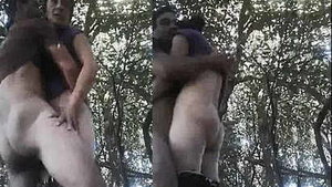 Indian couple has steamy sex in the park during morning walk