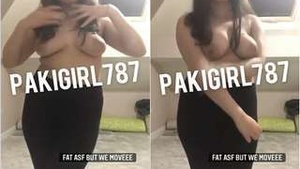 Pakistani girl bares her body in explicit video