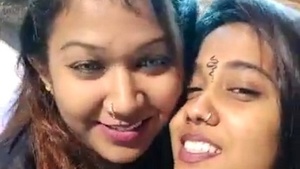 Watch a stunning Indian lesbian couple in a sensual video