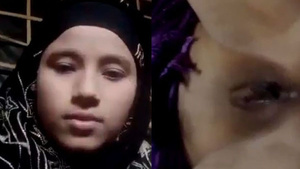 Horny Muslim wife gets naughty on webcam