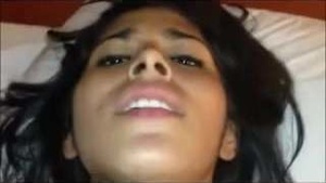 Desi Indian girl's hard moan in sex scandal MMS clip