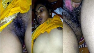 Hidden camera captures Indian girl's nude and hairy body