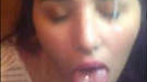 Desi's girlfriend takes a facial in a steamy video