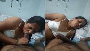 Desi wife talks dirty while giving a blowjob in exclusive video