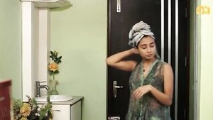Desi amateur gets a hard anal fuck in the shower