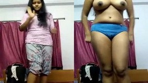 College girl gives a blowjob and takes it doggy style