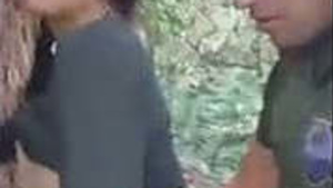 Indian girl gets wild in the open air