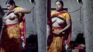 Desi's stunning beauty on display for cash in a village