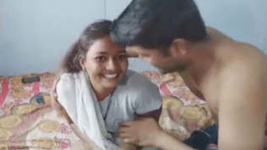 Indian couple enjoys steamy sex on camera